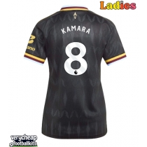 Aston Villa Boubacar Kamara #8 Replica Away Shirt Ladies 2026-27 Short Sleeve
